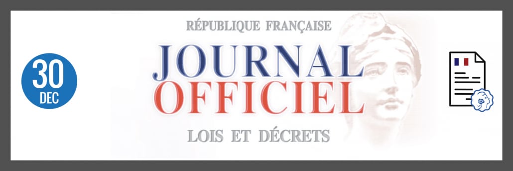 Parution de la loi de finances 2021 au JORF du 30/12/20 !